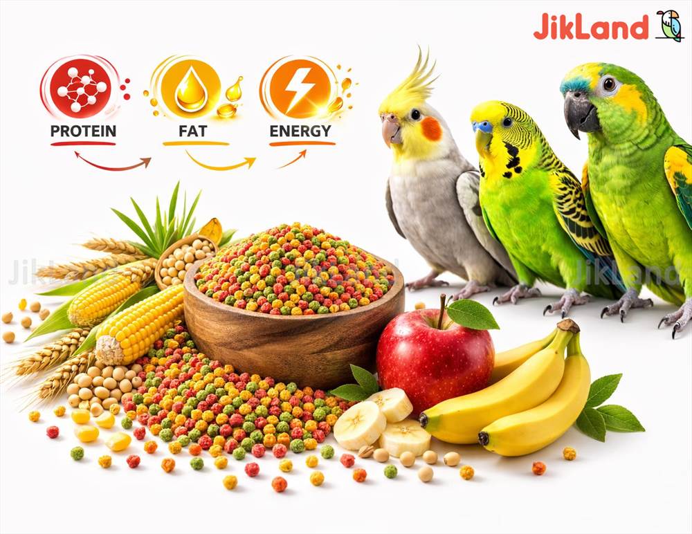 پلت میوه ای طوطی ها