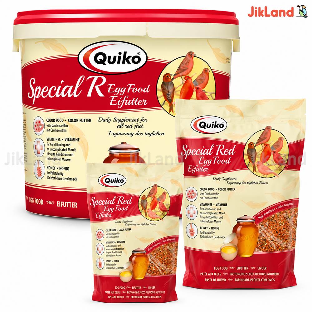 غذای تخم مرغی کویکو قرمز اسپشیال - Quiko Special R Eggfood