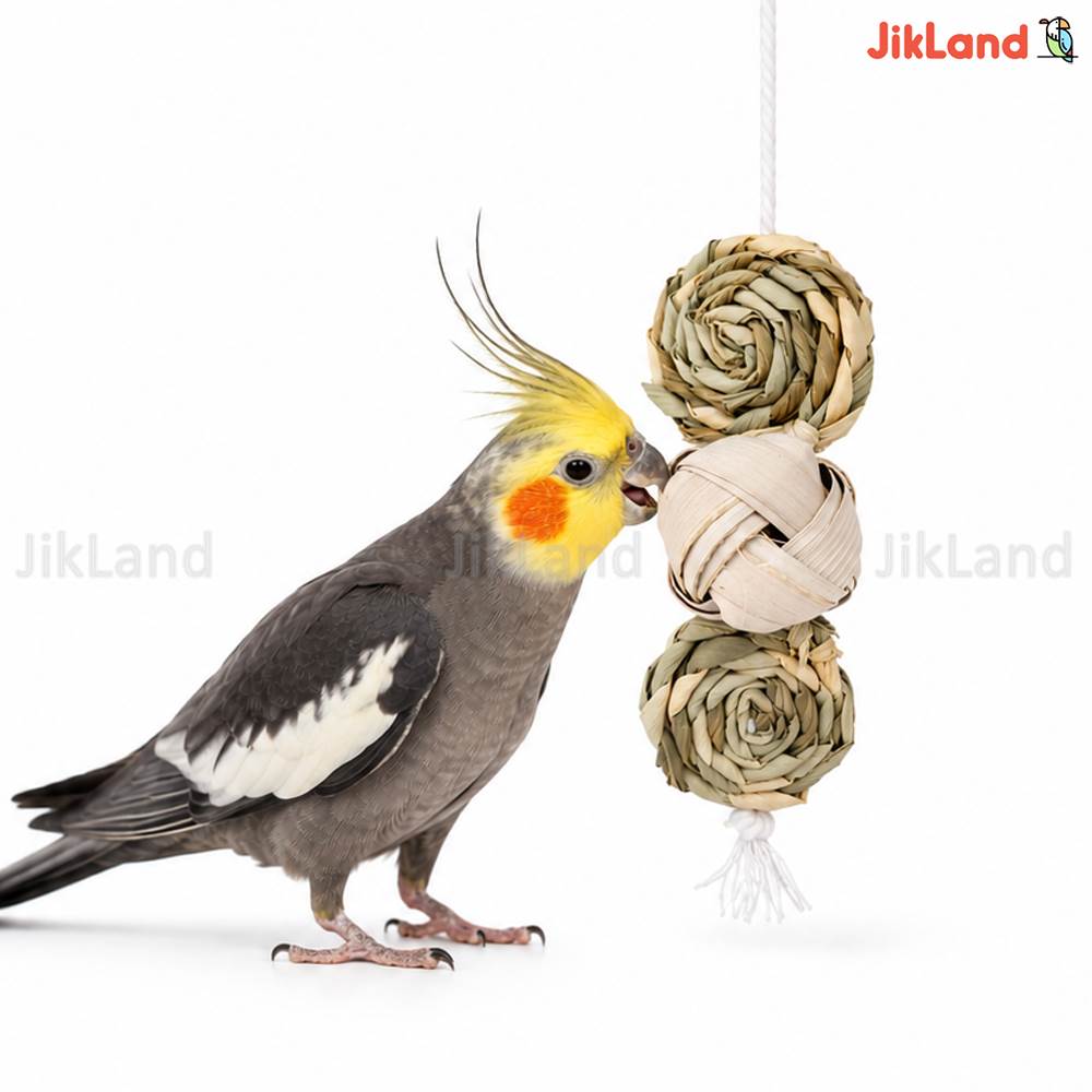 اسباب بازی حصیری عروس هلندی و طوطی و پرندگان