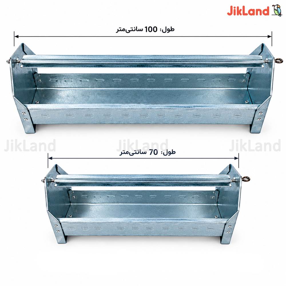 دانخوری فلزی کبوتر و مرغ و خروس بزرگ